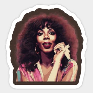 Portrait Donna Summer 80s Sticker